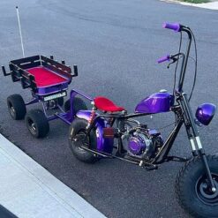 Fat Boy Mini bike and trailer
