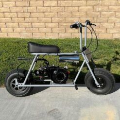 White Skinny Mini Bike